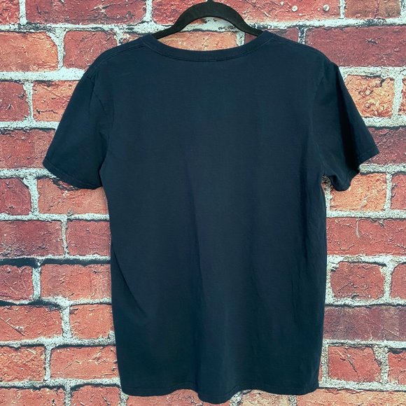 Queen + Adam Lambert Shirt Men Medium M Black North America Concert Tour Cotton - Picture 2 of 6